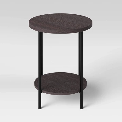 Wood And Metal Round End Table - Room Essentials™ 4 Wood And Metal Round End Table - Room Essentials™ - Image 2