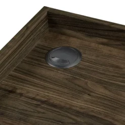 Angelica 3 Drawer Writing Desk Walnut - Coaster -Homcom Furniture Shop GUEST 013e170b 5054 4fc7 b2c6 c54abb774692