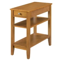 American Heritage 3 Tier End Table With Drawer - Breighton Home -Homcom Furniture Shop GUEST 03439042 78df 4e24 b2ae dadf486cabab