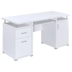 Tracy 2 Drawer Office Desk - Coaster -Homcom Furniture Shop GUEST 03e4b4cd 5523 4418 b277 533ec63cd832