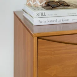 Mid-Century Modern Contoured 5 Drawer Chest Of Drawers - Saracina Home -Homcom Furniture Shop GUEST 044b0b81 ee01 4339 bfb9 92eaa6c20deb