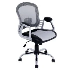 Workspace Executive Office Chair Leatherette And Mesh - CorLiving -Homcom Furniture Shop GUEST 0495efbe 1d1d 460b ae25 289aa1403bd6