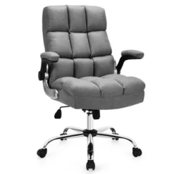 Costway High Back Big & Tall Office Chair Adjustable Swivel W/Flip-up Arm 24 Costway High Back Big & Tall Office Chair Adjustable Swivel W/Flip-up Arm -Homcom Furniture Shop GUEST 04fd2c4f 9ab5 44bc 8929 82616db1b89a