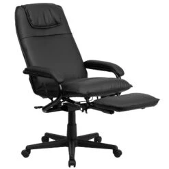 Emma And Oliver High Back Black LeatherSoft Executive Reclining Ergonomic Office Chair With Arms -Homcom Furniture Shop GUEST 05ba5d80 28f8 4320 8935 25dc2409bc87