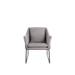 Odile Metal Frame Accent Chair - Adore Décor -Homcom Furniture Shop GUEST 067475af dbdc 4d79 9b28 d4eb4e5d1074