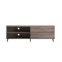 65" June Mid-Century Modern TV Stand For TVs Up To 65" With Adjustable Shelf Walnut - Taylor & Logan -Homcom Furniture Shop GUEST 06a5c7c7 cda7 43c3 bf57 752b49eeb68e