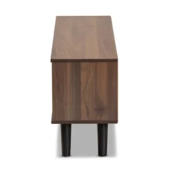 Mallory Two-Tone Wood TV Stand For TVs Up To 50" Gray/Walnut - Baxton Studio -Homcom Furniture Shop GUEST 0ab11dcd 2213 4d5a a2a9 ecfacf97ef14