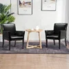 Costway Set Of 2 PU Leather Guest Chairs Reception Side Arm Chairs Upholstered Wood Leg -Homcom Furniture Shop GUEST 0ad9e892 63b1 4a1a a7e4 99ba1e83dcf1
