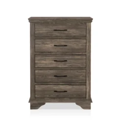 Jacobia 5 Drawer Chest Gray - HOMES: Inside + Out -Homcom Furniture Shop GUEST 0af7f961 05b4 48c0 a580 0b3e535636fe