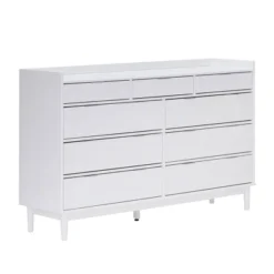 Mid-Century Modern Solid Wood 9 Drawer Horizontal Dresser - Saracina Home 23 Mid-Century Modern Solid Wood 9 Drawer Horizontal Dresser - Saracina Home -Homcom Furniture Shop GUEST 0b48733e 6e99 4e9f 9b7c 01a58b239330
