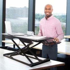 FlexPro Hero Standing Desk Converter - 37” Sit To Stand Desk With Keyboard Tray – Stand Steady 19 FlexPro Hero Standing Desk Converter - 37” Sit To Stand Desk With Keyboard Tray – Stand Steady -Homcom Furniture Shop GUEST 0ba3c580 d063 40a9 a360 17f8fef59a36
