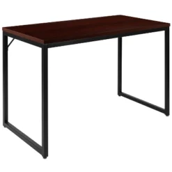 Emma And Oliver Industrial Modern Desk-47"L Commercial Grade Home Office Desk -Homcom Furniture Shop GUEST 0c3b7500 a910 4d50 bedd 8b2d6d13faeb