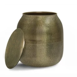 Riva Metal Storage Accent Table - WyndenHall -Homcom Furniture Shop GUEST 0e097cb6 2255 4fc3 bb71 6d01c73ea3a8