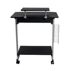 Compact Computer Cart With Storage - Techni Mobili -Homcom Furniture Shop GUEST 0f20d3b5 92f6 481a b488 309f1e34f78e
