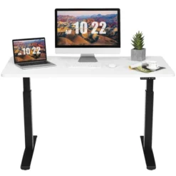 Costway 55''x28'' Electric Standing Desk Sit To Stand Workstation Dual Motor -Homcom Furniture Shop GUEST 0f3a3911 ae92 4740 9a2d e13009850641