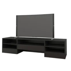 Rustik 1 Drawer TV Stand For TVs Up To 80" - Nexera -Homcom Furniture Shop GUEST 1047abac f00f 4b07 b990 28fef1fa0f43