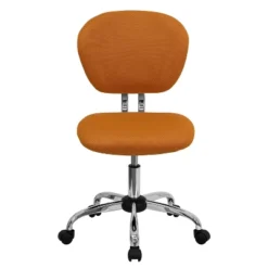 Emma And Oliver Mid-Back Mesh Padded Swivel Task Office Chair With Chrome Base -Homcom Furniture Shop GUEST 11527160 00d2 486c 9b39 4dfb2b2bf053