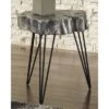 Dellman Side Table Antique Silver Finish - Signature Design By Ashley -Homcom Furniture Shop GUEST 11f21215 199a 440f b0ae 3774da3b77d9