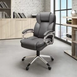 Corliving Workspace Executive Office Chair Steel Gray 9 Corliving Workspace Executive Office Chair Steel Gray -Homcom Furniture Shop GUEST 11f94edf 9c2c 44cf 8330 5cd06b6ebb19