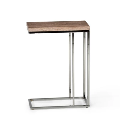 Lucia Chairside End Table Brown - Steve Silver 3 Lucia Chairside End Table Brown - Steve Silver