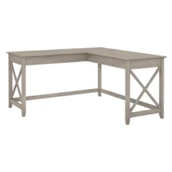 60W Key West L Shaped Desk - Bush Furniture -Homcom Furniture Shop GUEST 15d079b2 3afe 4da4 9f8c 8648f00222ac