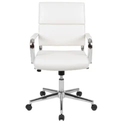 Merrick Lane Ergonomic Swivel Office Chair Panel Style Mid-Back Computer Desk Chair With Padded Metal Arms & Base 22 Merrick Lane Ergonomic Swivel Office Chair Panel Style Mid-Back Computer Desk Chair With Padded Metal Arms & Base -Homcom Furniture Shop GUEST 19845478 50da 43a1 8631 54b6ba20aa61