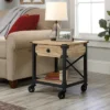 Steel River Side Table Distressed Brown - Sauder -Homcom Furniture Shop GUEST 199574d0 b271 48d1 81d1 9b3b606885cf