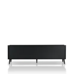 Dominique TV Stand For TVs Up To 78" Black/White Oak - MiBasics -Homcom Furniture Shop GUEST 1b2393a6 3988 4eac 8f02 63c9c70ee334