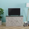 Saw Cut TV Stand For TVs Up To 55" Off White - Home Essentials -Homcom Furniture Shop GUEST 1b91f141 f078 4f5c a319 d268ac5b10fc