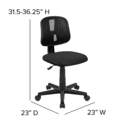 Emma And Oliver Mid-Back Mesh Swivel Task Office Chair With Pivot Back -Homcom Furniture Shop GUEST 1c4b6ffd 84b8 4a92 a9f8 a0ef5d7a1e60