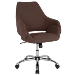 Merrick Lane Office Chair Ergonomic Executive Mid-Back Design With 360° Swivel And Height Adjustment -Homcom Furniture Shop GUEST 1c6468b5 14f8 48bc ae6d 9d7110770968