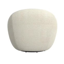 Round Swivel Chair White Sherpa - HomePop -Homcom Furniture Shop GUEST 1d0b2c03 f902 4db3 be23 6e889cbb9695