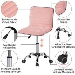 Yaheetech Velvet Low Back Armless Desk Chair Office Chair With Wheels 12 Yaheetech Velvet Low Back Armless Desk Chair Office Chair With Wheels -Homcom Furniture Shop GUEST 1d525fb1 35e7 4380 8bec bb2a2d4d26ec