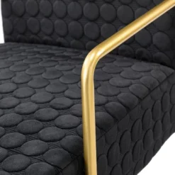 Javier Upholstered Armchair With Metal Legs And Lumbar Pillow For Living Room | ARTFUL LIVING DESIGN -Homcom Furniture Shop GUEST 1d85d310 96b6 4949 ad72 6d546309b9d4