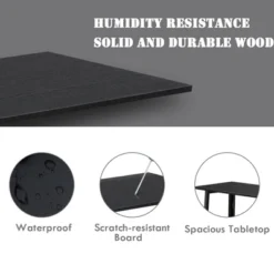 Costway Foldable Computer Desk Home Office Laptop Table Writing Desk Study Table Natural/White/Brown/Black 22 Costway Foldable Computer Desk Home Office Laptop Table Writing Desk Study Table Natural/White/Brown/Black -Homcom Furniture Shop GUEST 1e1f6bf1 f4aa 4f73 a09d e1d4cfac76f4