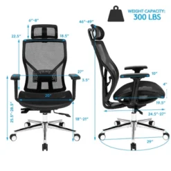 Costway Ergonomic Office Chair High-Back Mesh Chair W/Adjustable Lumbar Support -Homcom Furniture Shop GUEST 1e99d865 c576 4b32 9f55 feb0883d3e8d