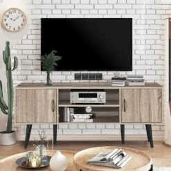 Costway TV Stand Entertainment Center For TV's Up To 65'' W/ Storage Cabinets & Wood Legs 14 Costway TV Stand Entertainment Center For TV's Up To 65'' W/ Storage Cabinets & Wood Legs -Homcom Furniture Shop GUEST 1f24ea4e 4799 495a a5f7 fc51f42e57c4