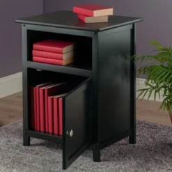 End Table - Black - Winsome 12 End Table - Black - Winsome -Homcom Furniture Shop GUEST 1f583710 7e59 4c40 b8eb 3a68de0eb151