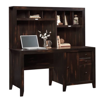 Dakota Pass Computer Desk With Hutch Light Brown - Sauder 20 Dakota Pass Computer Desk With Hutch Light Brown - Sauder - Image 18