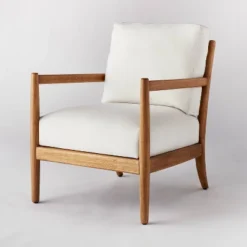 Park Valley Ladder Back Wood Arm Accent Chair - Threshold™ Designed With Studio McGee -Homcom Furniture Shop GUEST 206cdd8a 8553 47b6 b0a9 669f755f3bb8