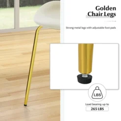 Costway Set Of 2 Velvet Accent Chairs Dining Side Chairs W/Gold Metal Legs Pink/Beige/Green/Grey -Homcom Furniture Shop GUEST 206d10ea 7ae7 4030 a063 2528749eb285