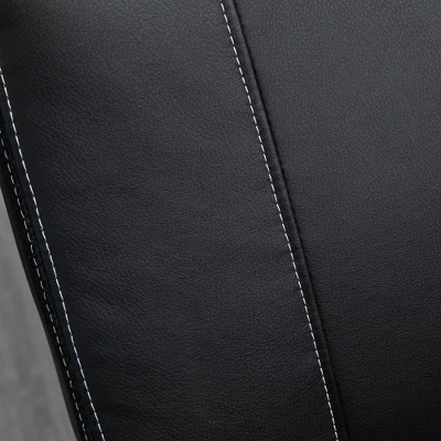 Vinsetto Home Office Chair, PU Leather Computer Chair With 360 Degree Swivel Wheels, Adjustable Height, Tilt Function, Executive Office Chair, Black 6 Vinsetto Home Office Chair, PU Leather Computer Chair With 360 Degree Swivel Wheels, Adjustable Height, Tilt Function, Executive Office Chair, Black - Image 4