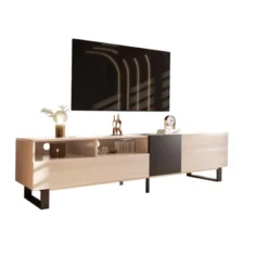 70.9" Contemporary TV Stand With 2 Drawers And 2 Doors - ModernLuxe -Homcom Furniture Shop GUEST 21bccc02 1e52 4209 9b83 089f2d9c7941