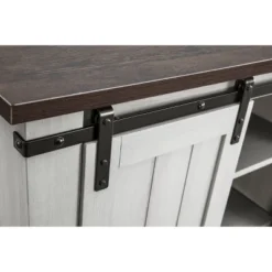 32" TV Stand For TVs Up To 40" Saw Cut Off White With Dark Walnut Desktop - Home Essentials 18 32" TV Stand For TVs Up To 40" Saw Cut Off White With Dark Walnut Desktop - Home Essentials -Homcom Furniture Shop GUEST 21d74dfc 2cb3 4482 ab51 40a9d890f168