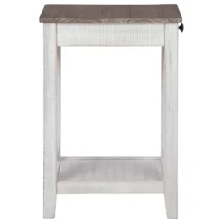 Adalane Side Table White/Gray - Signature Design By Ashley -Homcom Furniture Shop GUEST 23f26880 9822 4ddf a954 ff2c890fd9a6
