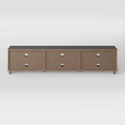 Hollywood TV Stand For TVs Up To 85" Wood Grain - CorLiving 8 Hollywood TV Stand For TVs Up To 85" Wood Grain - CorLiving - Image 6