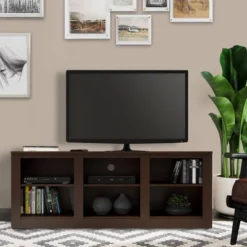 TV Stand For TVs Up To 59" Brown - The Urban Port -Homcom Furniture Shop GUEST 25a6b363 1e87 46d7 a27c af6dd532eea8