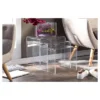 3pc Acrylic Nesting Table Set Display Stands - Baxton Studio -Homcom Furniture Shop GUEST 25c3c69a 9582 4023 8272 496ba861204f
