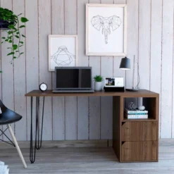 Aster 2 Drawer Desk Brown - RST Brands