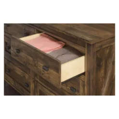Brookside 4 Drawer Dresser Rustic - Room & Joy -Homcom Furniture Shop GUEST 2768dd8b 2d62 48db 872a 3dd403b447d3